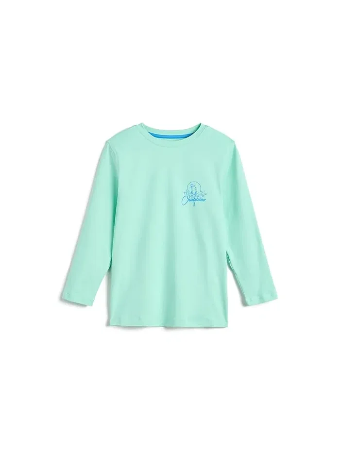 Футболка с принтом The Weekends Only Sun Shirt Chubbies Kids — голубой