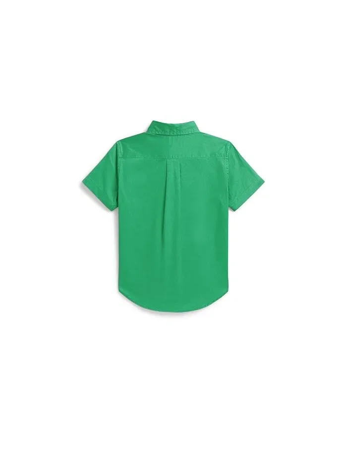 Футболка с коротким рукавом Cotton Twill Polo Ralph Lauren Kids — 2