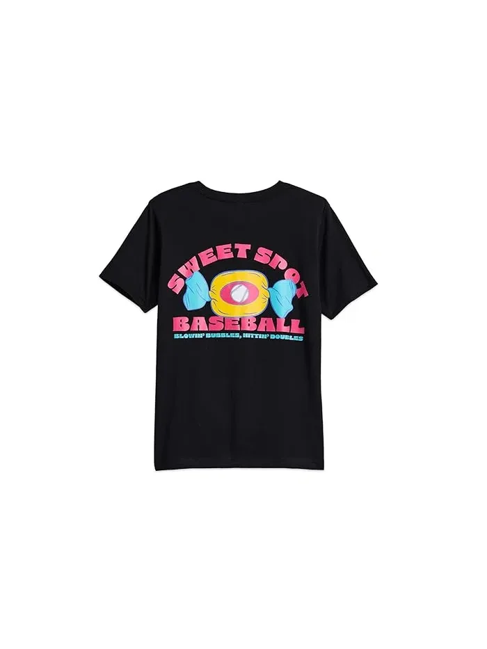 Футболка с принтом Sweet Spot Baseball ChalkTalk SPORTS — черный