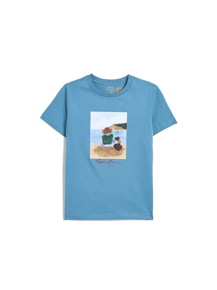 Футболка с медвежонком Polo Ralph Lauren Kids — 1