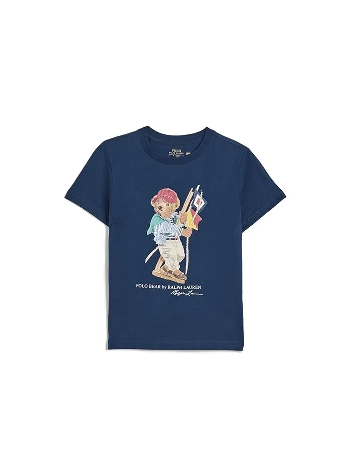 Футболка с медвежонком Polo Bear Cotton Jersey Tee Polo Ralph Lauren Kids — 1