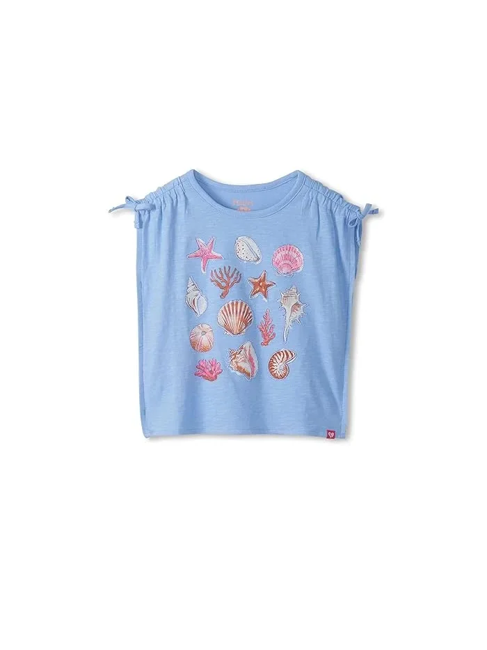 Футболка с графическим принтом Sea Shell Hatley Kids — 1