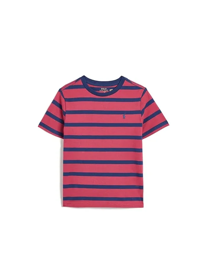 Футболка полосатая хлопок Striped Cotton Jersey Tee Polo Ralph Lauren Kids — 1