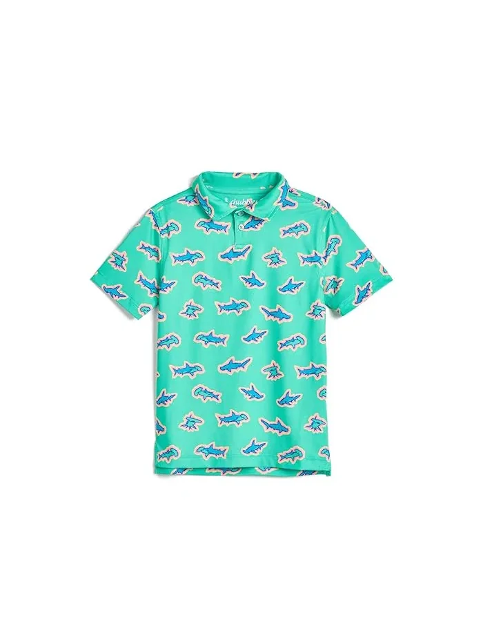 Футболка поло The Apex Swimmers Chubbies Kids — зеленый