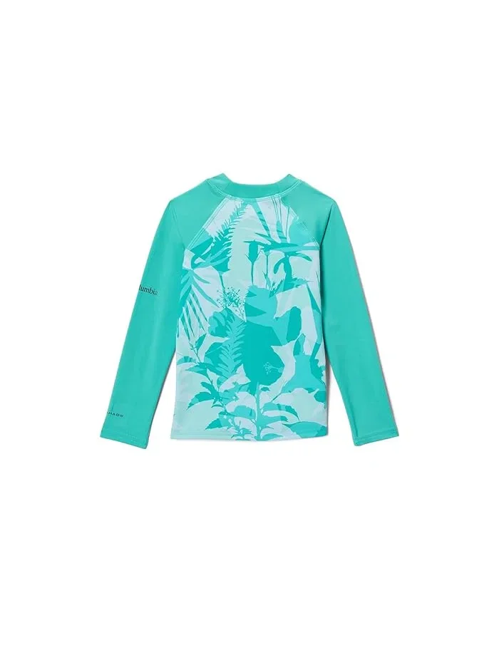 Футболка с длинным рукавом SunGuard Sandy Shores Columbia Kids, Dolphin Botaniflage/Dolphin — 1