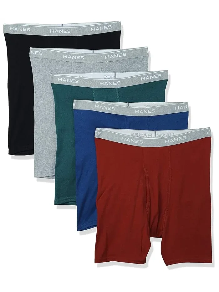 Боксеры Hanes, 5 Pack - Dyed Assorted — 1