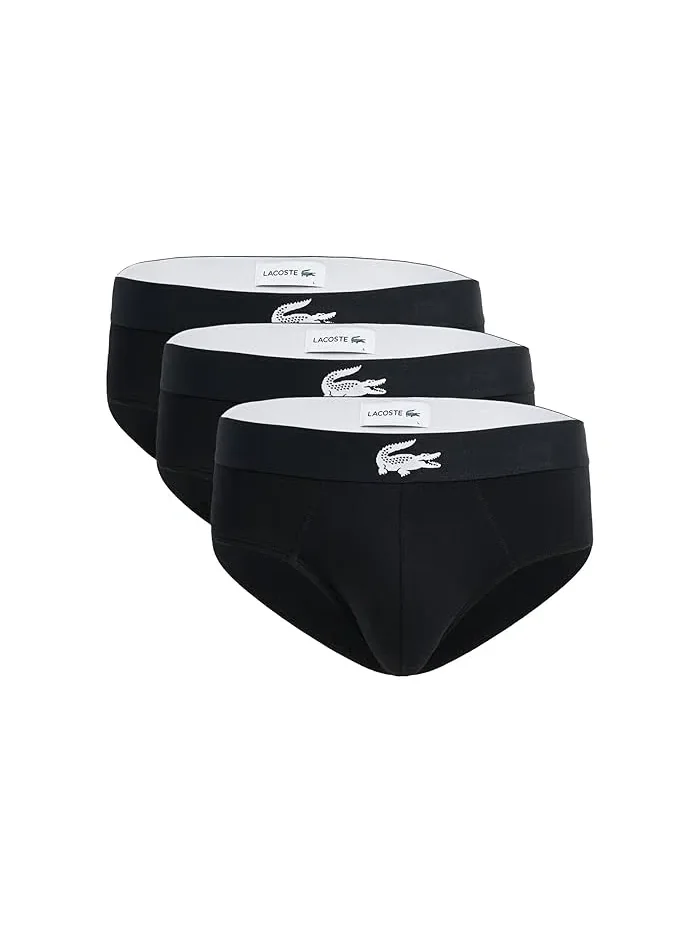 Трусы Lacoste Stretch Jersey Briefs 3-Pack — 1