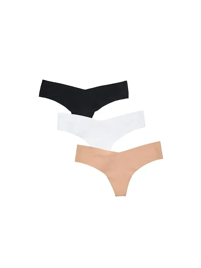 Трусы стринги 3-Pack Cotton Thongs Commando — 1
