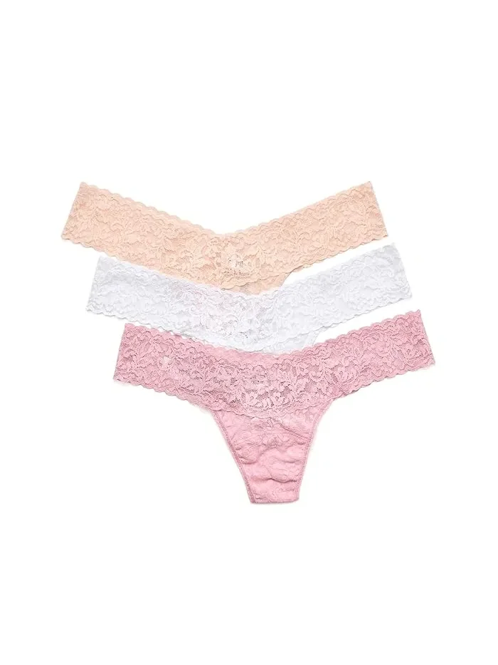 Трусы низкой посадки Signature Lace 3 шт. Hanky Panky — 1