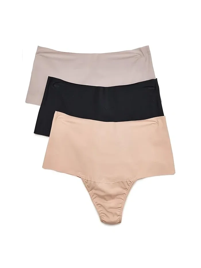Трусы BreatheSoft High-Rise Thongs 3-Pack Hanky Panky — 1