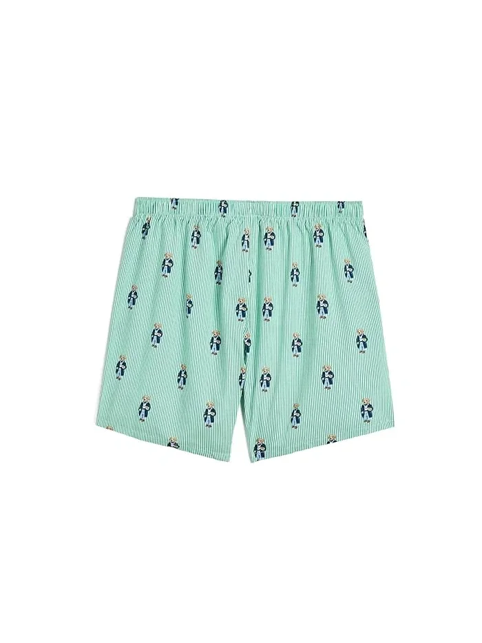 Трусы Woven Boxers Polo Ralph Lauren, Robinson Plaid/Morning Robe Bear Stripe/Spring Melon W/Boston Ro — 2