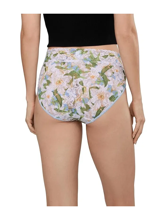 Трусы Printed Signature Lace French Briefs Hanky Panky, Absolute/Lilly — 2