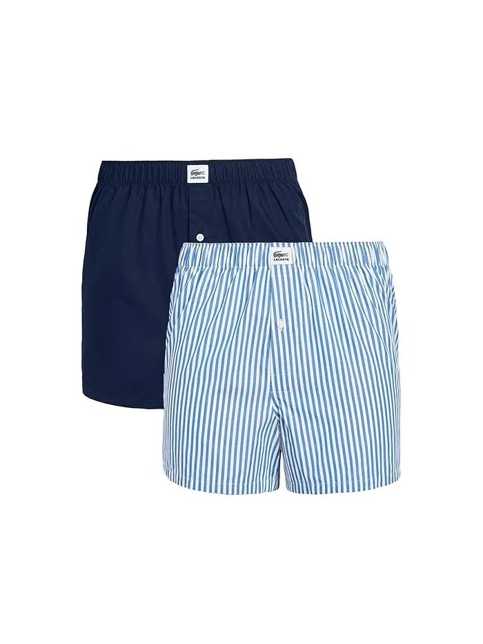 Трусы Lacoste 2-Pack Cotton Poplin Boxers — 1