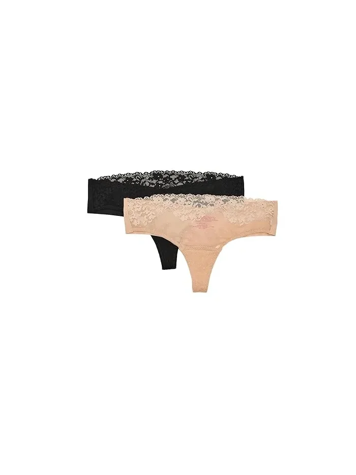 Трусы-танга Commando 2 Pack Double Take Lace Thongs — 1