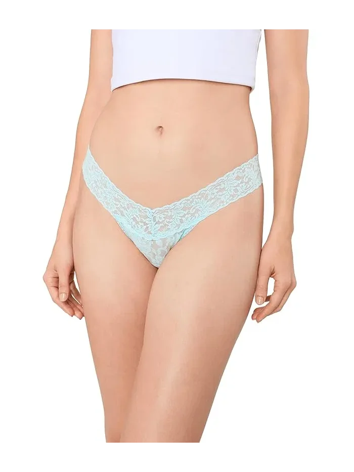 Трусы бикини из кружева Signature Lace Low Rise Thongs 5-Pack Hanky Panky — 2