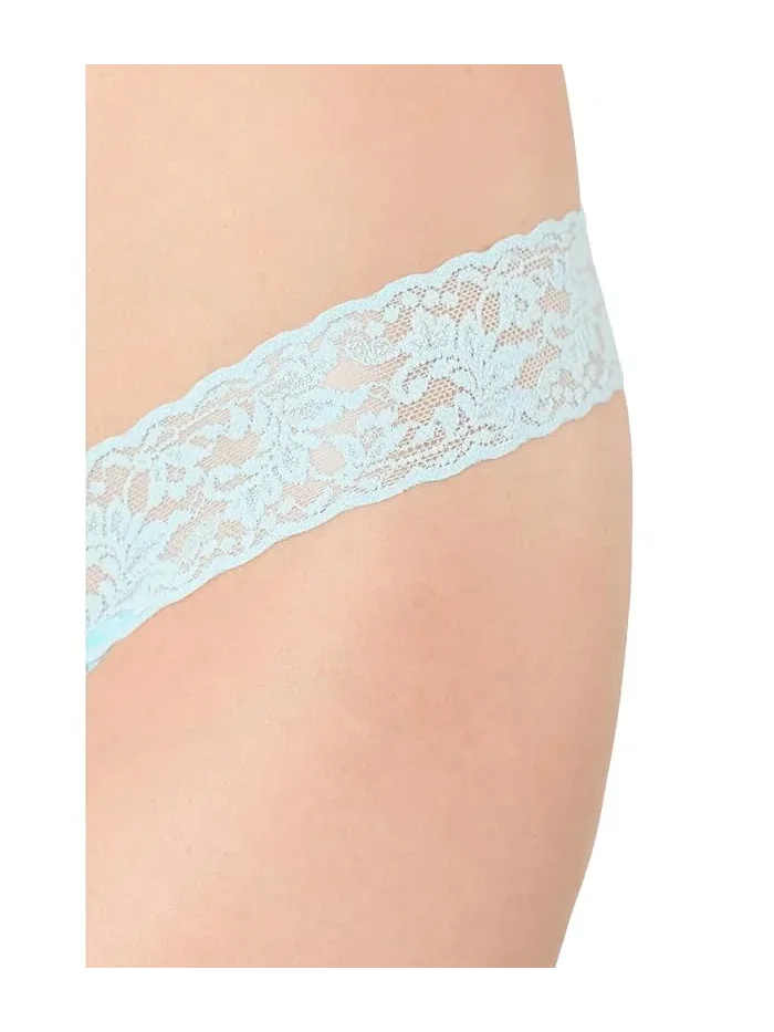 Трусы бикини из кружева Signature Lace Low Rise Thongs 5-Pack Hanky Panky — 4