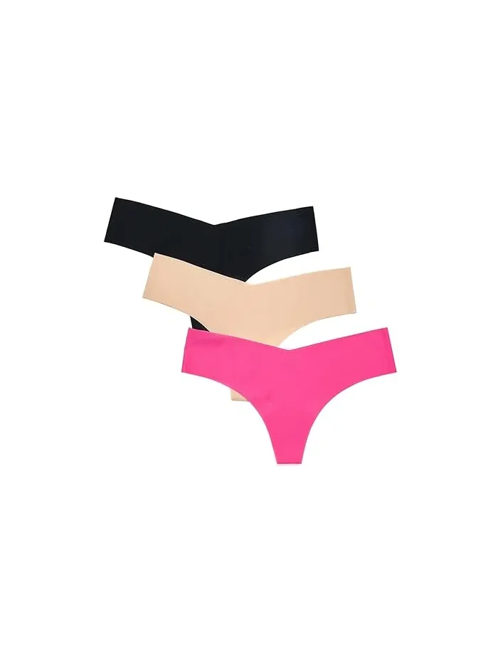 Трусы 3 Pack Invisible Rib Thongs Commando — 1