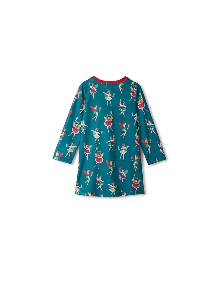 Ночная рубашка с принтом Long Sleeve Nightdress Hatley Kids Blue — 2
