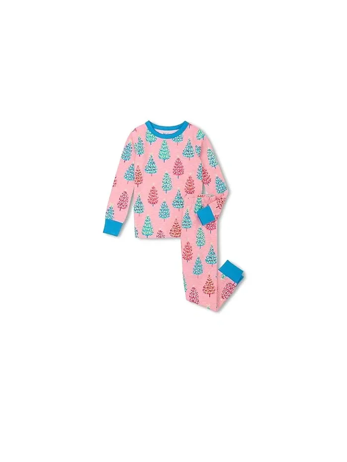 Пижама Stretch Cotton Pink, Hatley Kids — 1