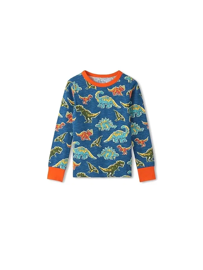 Пижама из хлопка с эластаном Stretch Cotton Pajamas Set Hatley Kids — 2