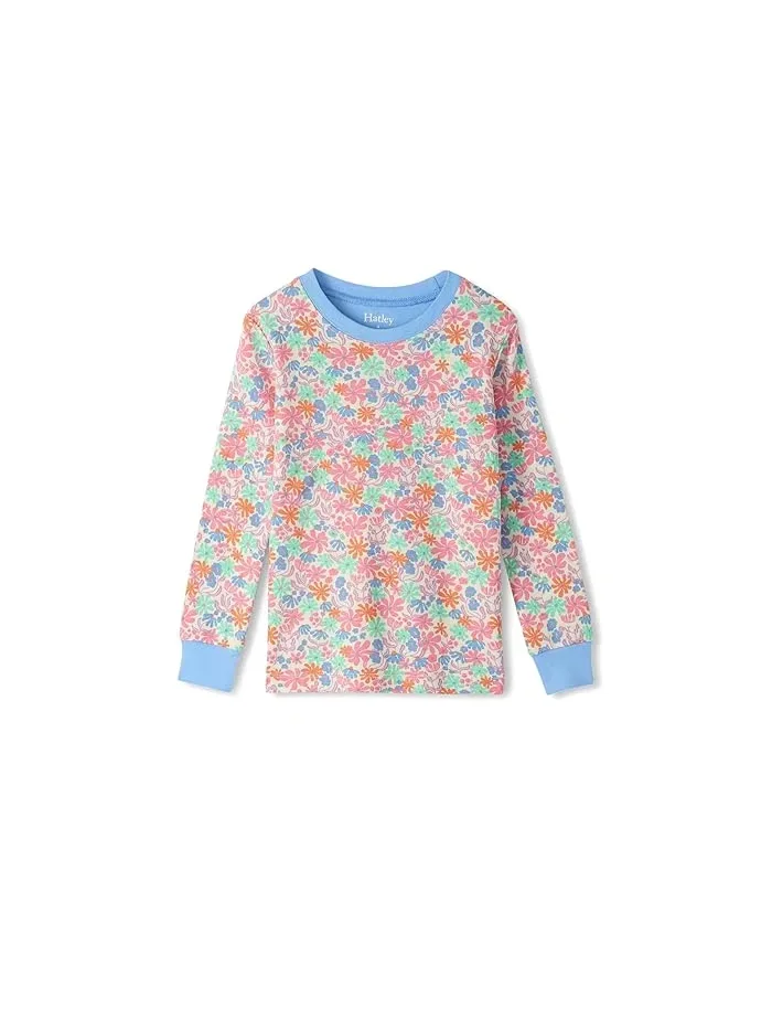 Пижама хлопковая Whimsical Flowers Hatley Kids — 2