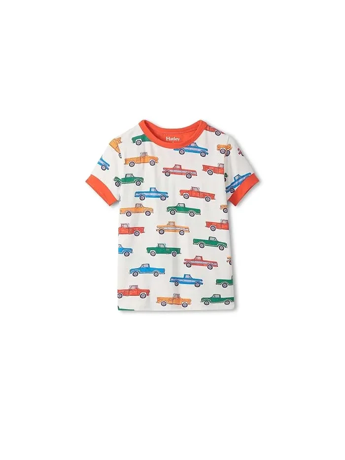 Пижама короткая с грузовиками Hatley Kids, Cami Lace — 2