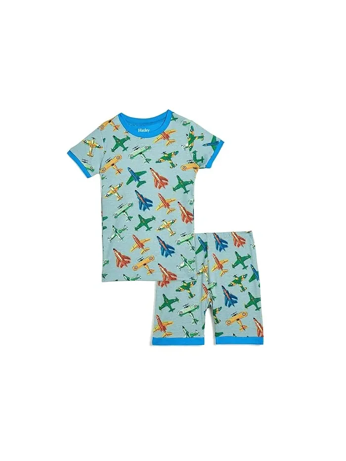 Пижама шорты с принтом самолетов Hatley Kids — 1
