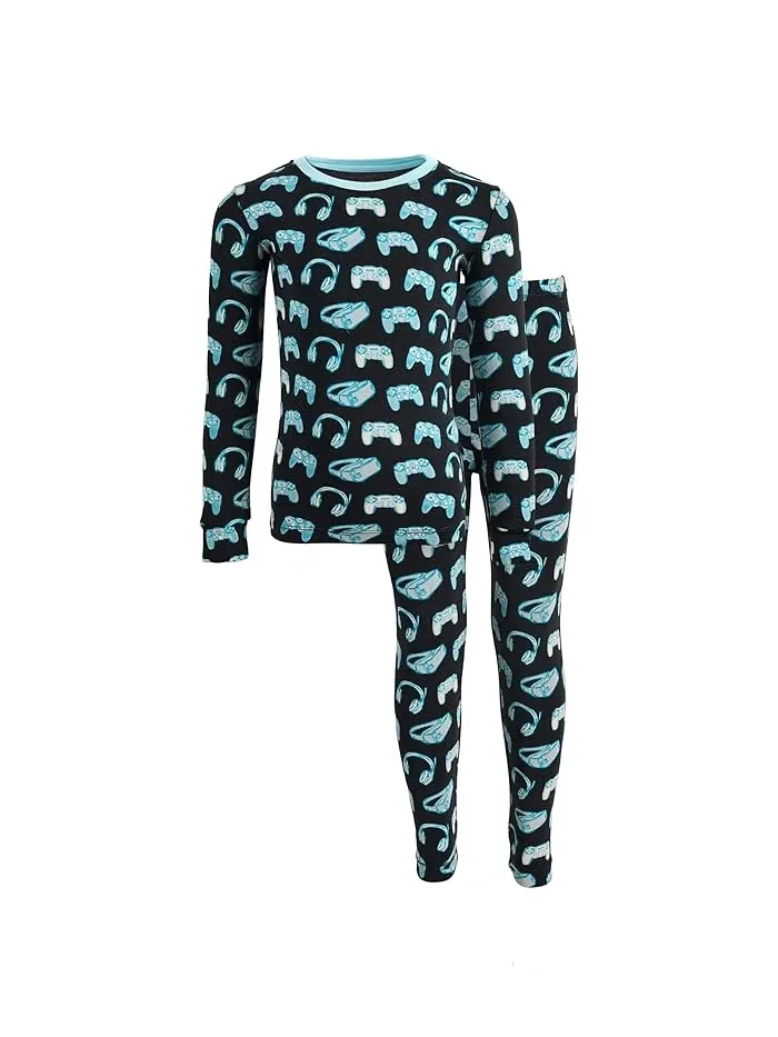 Пижама с принтом длинный рукав Kickee Pants Kids, Halloween Treats — 1