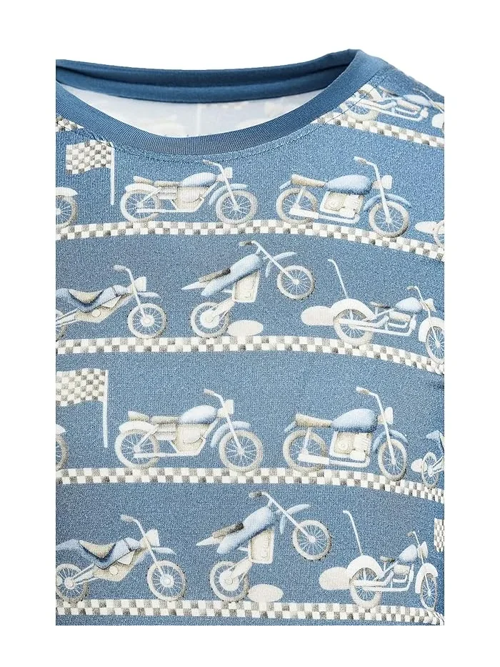 Пижама с принтом длинный рукав Kickee Pants Kids — 3