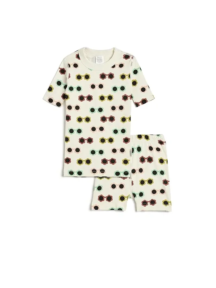 Пижама хлопковая HannaJams Print Short John Set Hanna Andersson, Sun's Out