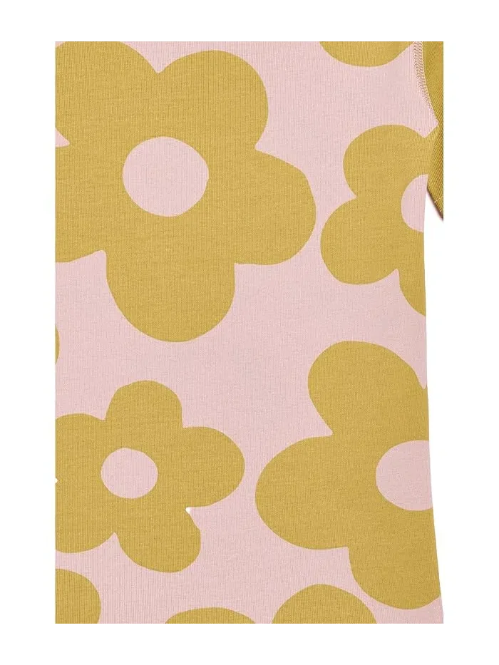 Пижама HannaJams Print Short John Set Hanna Andersson — изображение 3 из 3, розовый