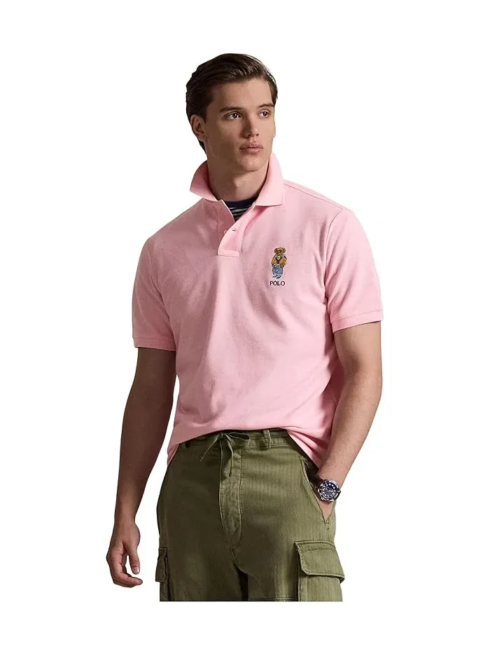 Футболка поло с вышивкой медведя Classic Fit Polo Ralph Lauren — 5
