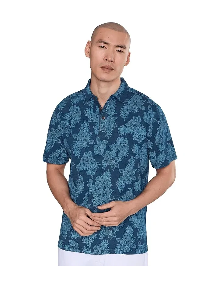 Поло с принтом Azul Hibiscus Tommy Bahama — 1