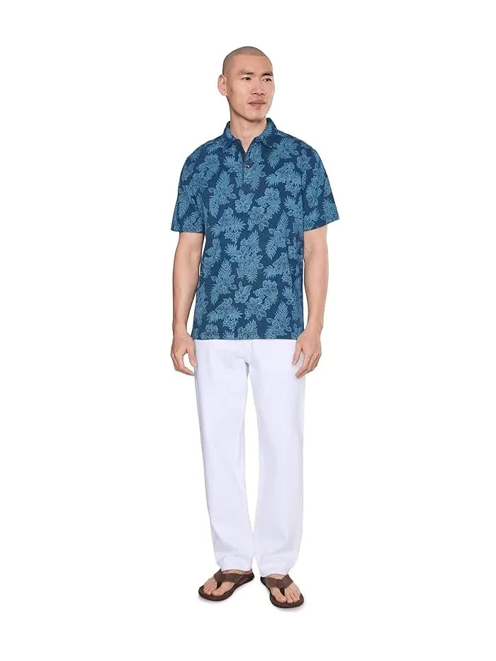 Поло с принтом Azul Hibiscus Tommy Bahama — 2