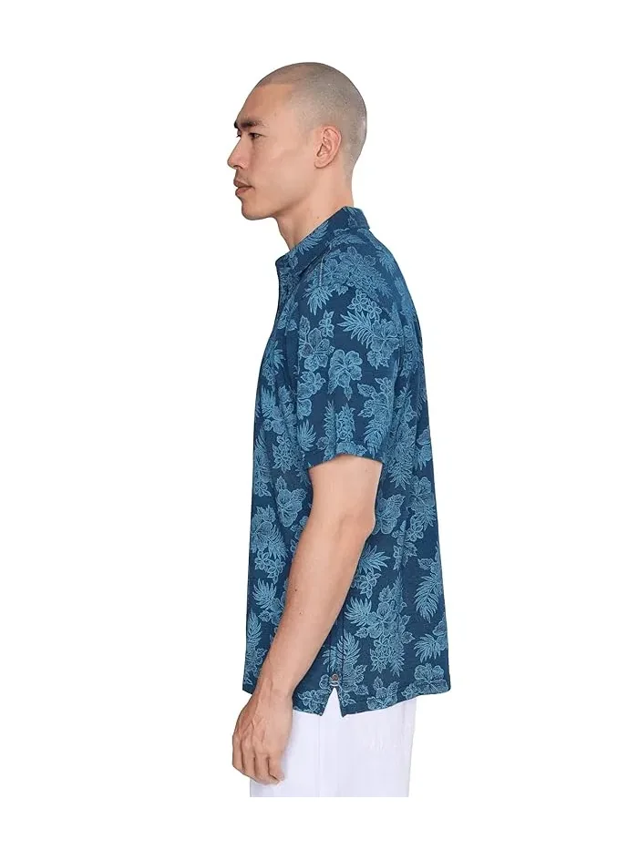 Поло с принтом Azul Hibiscus Tommy Bahama — 3