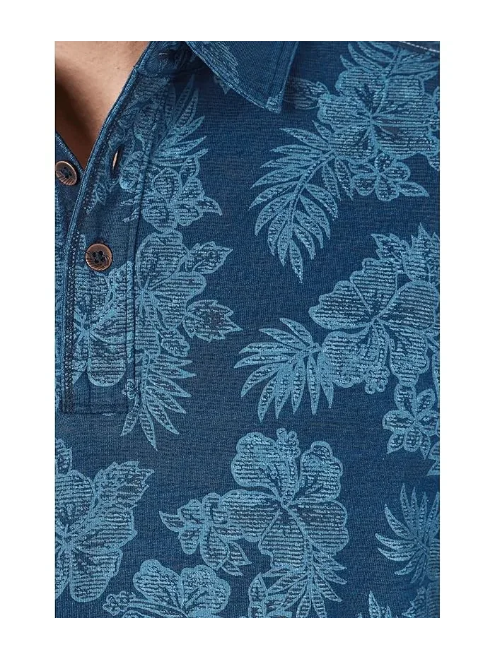 Поло с принтом Azul Hibiscus Tommy Bahama — 5