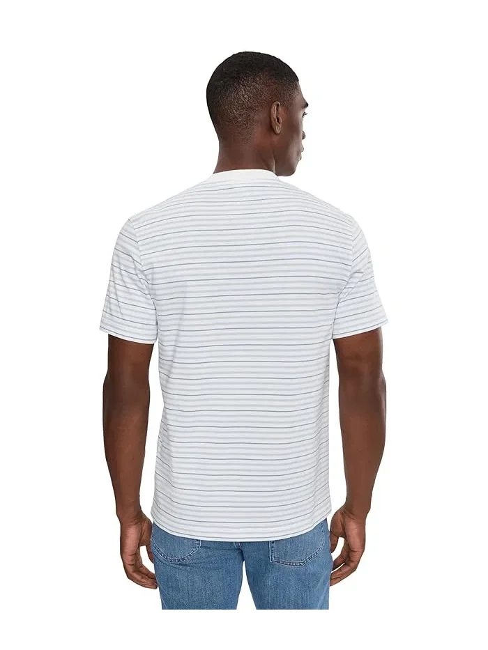 Футболка полосатая Striped Cotton T-Shirt Lacoste — 4
