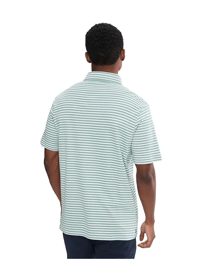 Футболка поло хлопковая в полоску Polo Ralph Lauren — 4