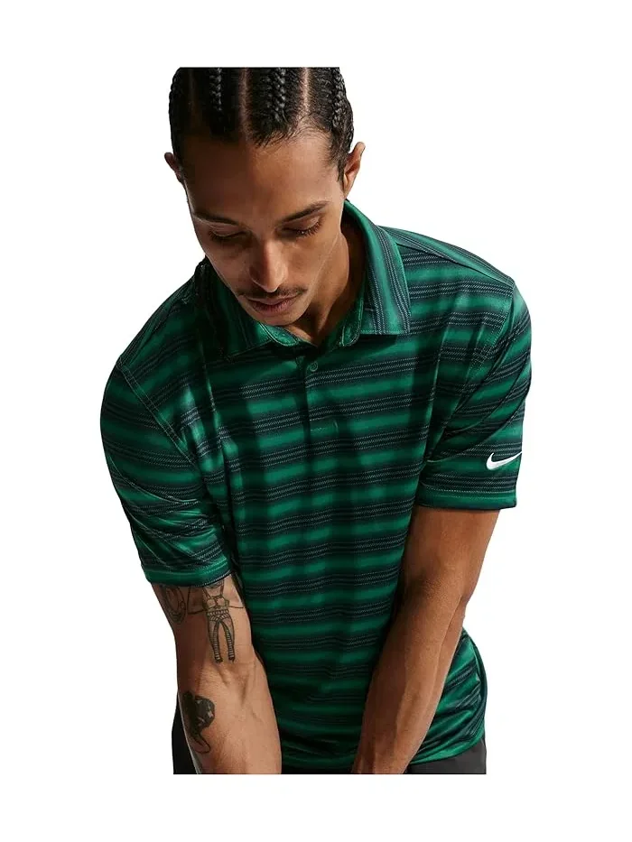Поло Nike Dri-FIT Good с коротким рукавом полоска — 5