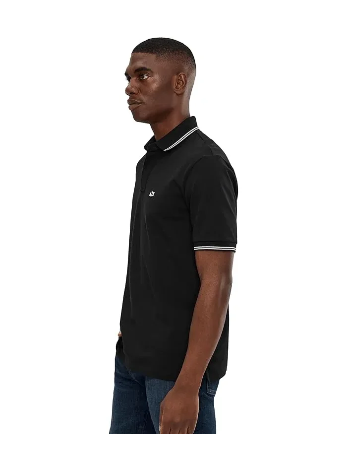 Поло Armani Exchange Double Tipped Buttoned-Up — 3