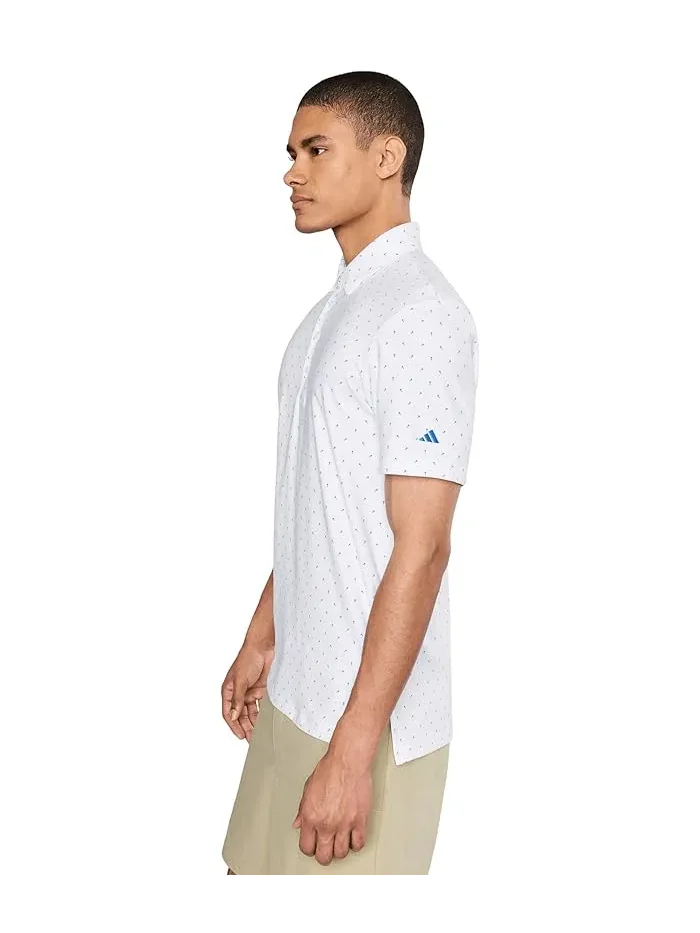 Поло Adidas Golf Ultimate365+ Micro Print — 3