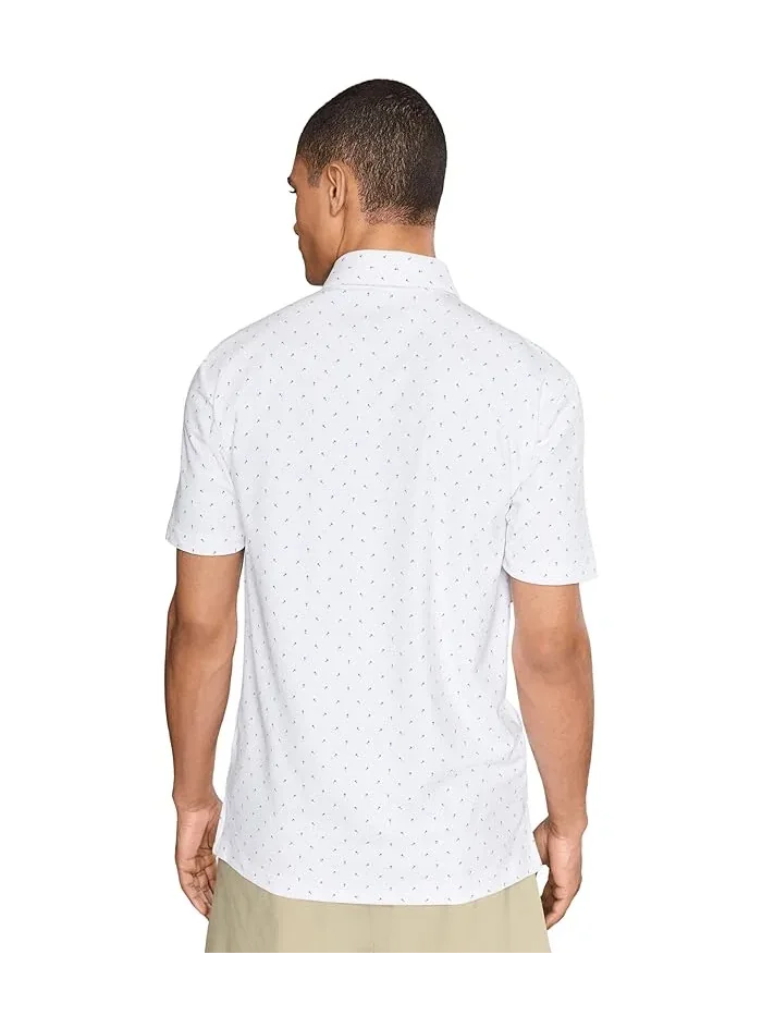 Поло Adidas Golf Ultimate365+ Micro Print — 4