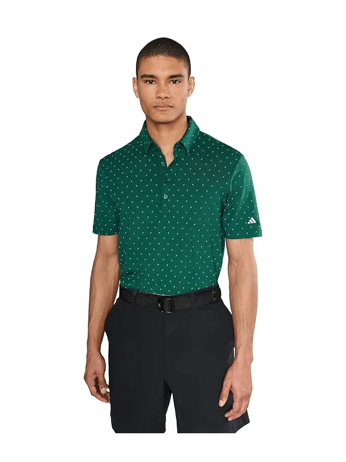 Поло Adidas Golf Ultimate365+ Micro Print — 1