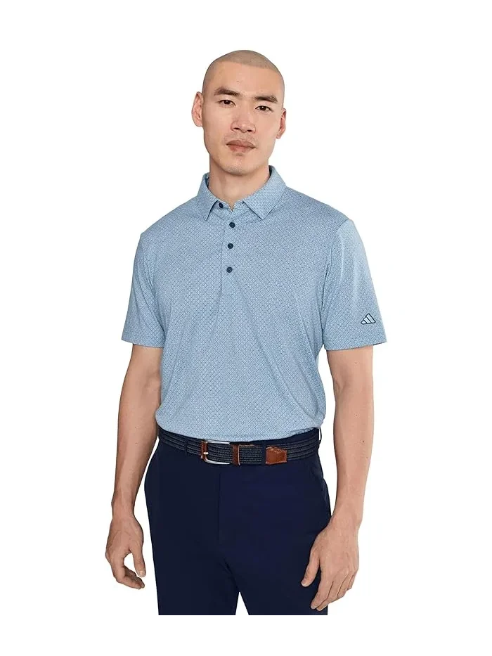Поло Adidas Golf Ultimate365+ Go-To Print — 1