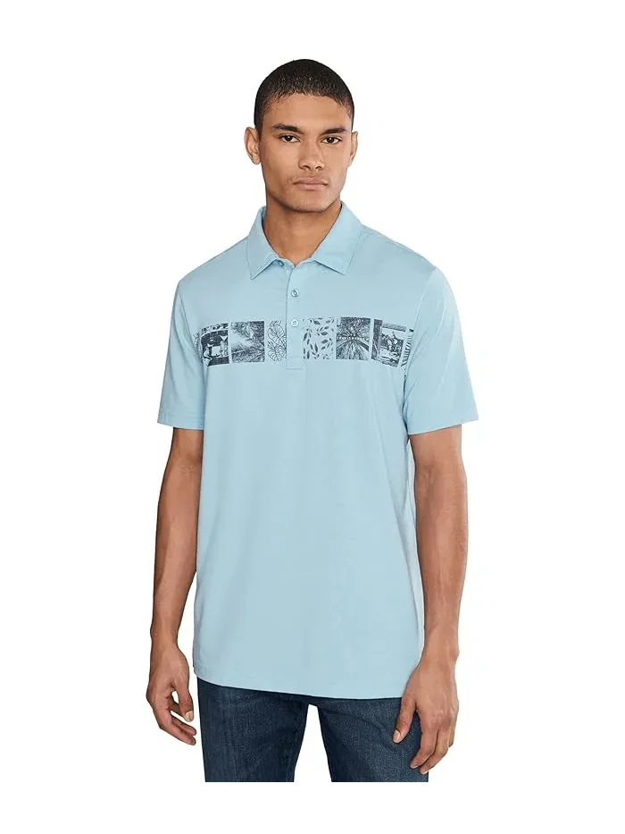 Поло Performance Jersey C TravisMathew, Forget Me Not — 1