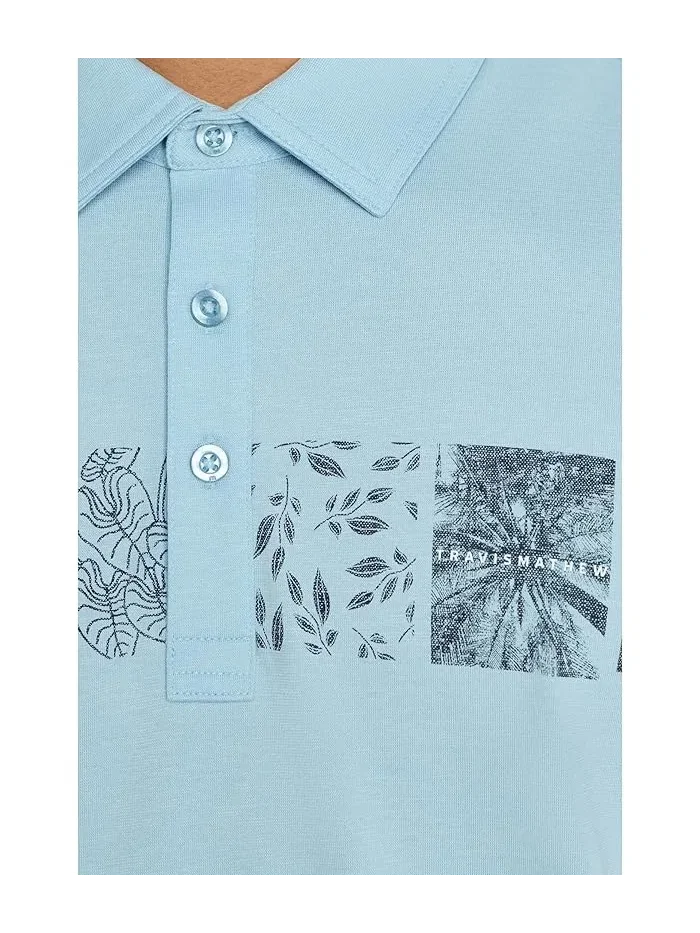 Поло Performance Jersey C TravisMathew, Forget Me Not — 5