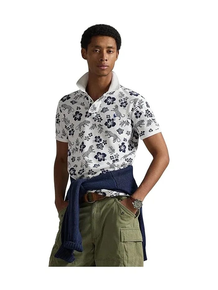 Футболка поло Classic Fit Tropical Mesh Polo Ralph Lauren — 5