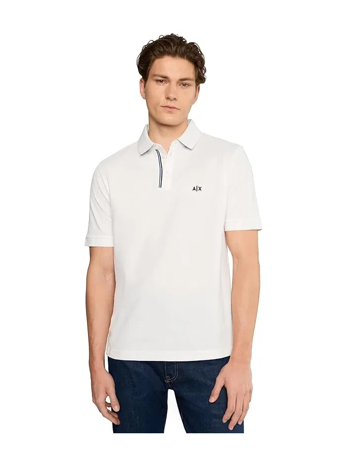 Поло из хлопка Armani Exchange — 1