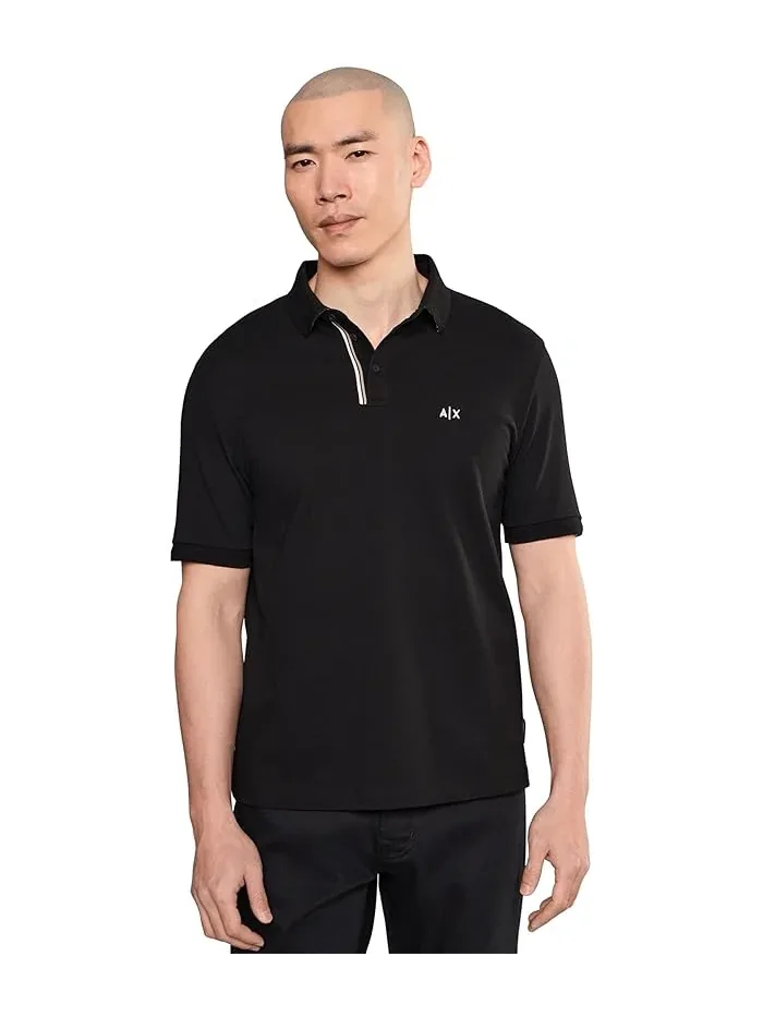 Поло хлопок Cotton Piquet Polo Armani Exchange — 1