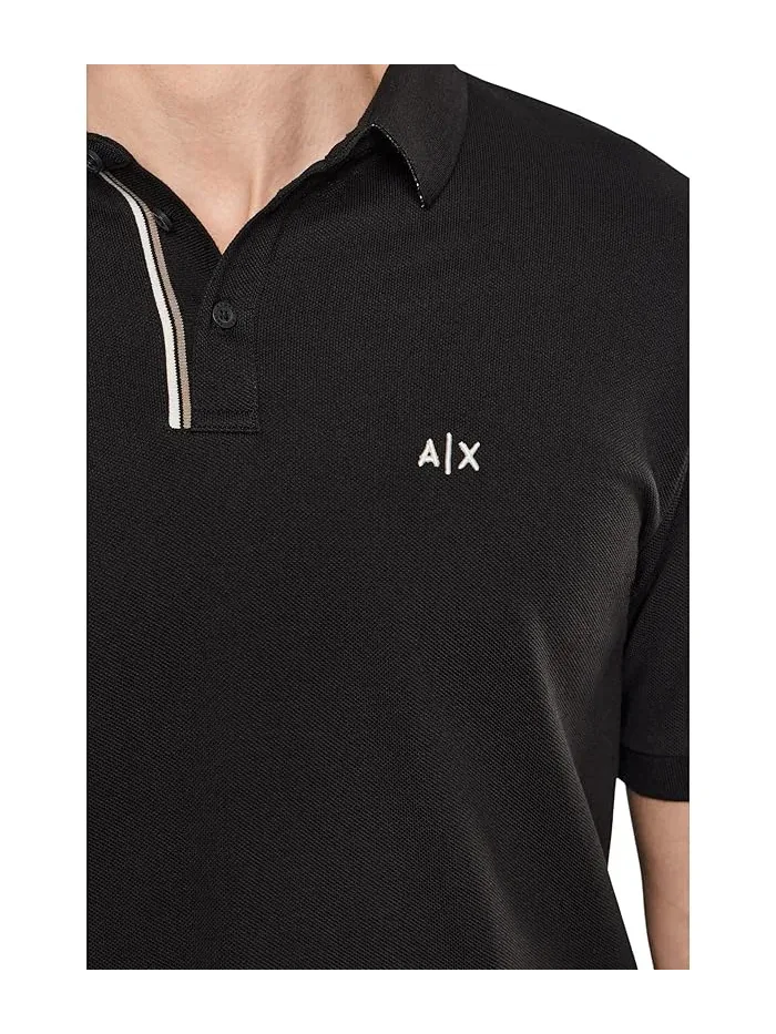 Поло хлопок Cotton Piquet Polo Armani Exchange — 5